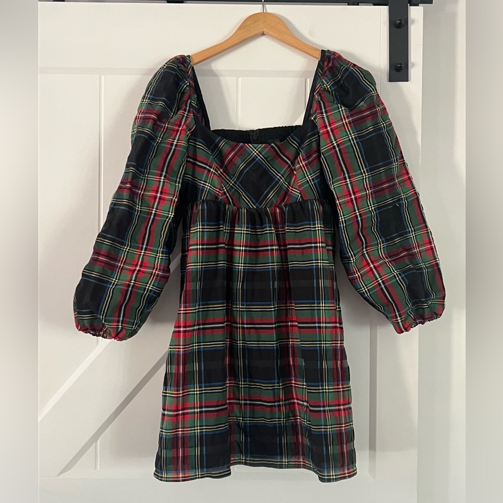 J.Crew Tartan Plaid Dress - Picture 5 of 8